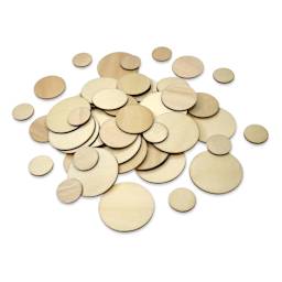 Craft Medley Wood Discs - Package of 60