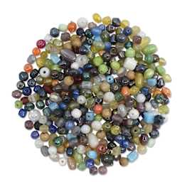 Craft Medley Glass Beads - Jewel Mix, 1.05 oz