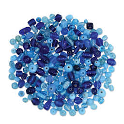Craft Medley Glass Beads - Sky Mix, 1.05 oz
