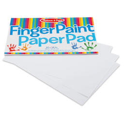 Melissa & Doug Finger Paint Paper Pad - 12" x 18", Package of 50, Sheets (Sheets with packaging)