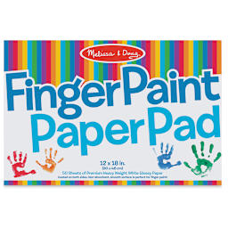 Melissa & Doug Finger Paint Paper Pad - 12" x 18", Package of 50, Sheets (Packaging)
