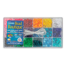 The Beadery Bead Boutique Box (Front of packaging, Lid closed)