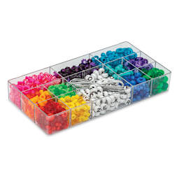 The Beadery Alphabet Bead Box (Angled view, lid off)
