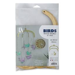 Leisure Arts Wood Mobile Birds Kit (In packaging)