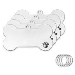 ImpressArt Stamp It Yourself Tag Kit - Pet Tag, contents laid out