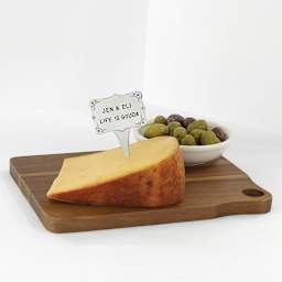 ImpressArt Stamp It Yourself Marker Kit - Sign/Cheese, stamped marker in cheese wedge