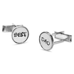 ImpressArt Stamp It Yourself Personal Accessory Kit, two stamped cuff links