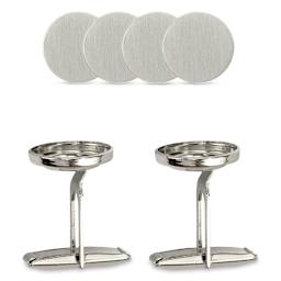 ImpressArt Stamp It Yourself Personal Accessory Kit - Cuff Links, contents laid out