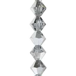John Bead Preciosa Crystal Beads - Silver