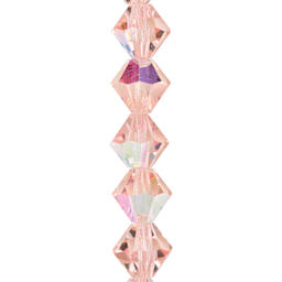 John Bead Preciosa Crystal Beads - Light Rose