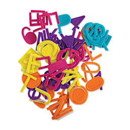Darice Felt Letters and Numbers Stickers