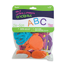 Darice Felt Letters and Numbers Stickers