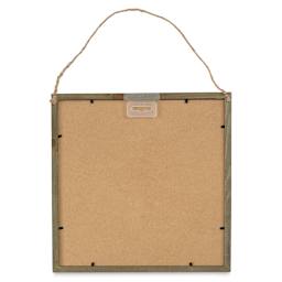 Hampton Art Framed Galvanized Panel (Back)