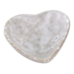 Creative Co-Op Stone Heart Bowl