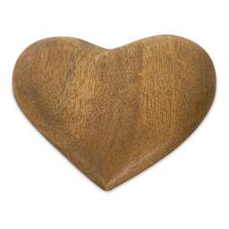 Creative Co-Op Wooden Carved Heart