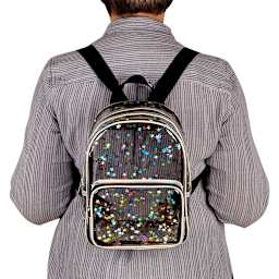Fashion Angels Backpack - Black with Stars
