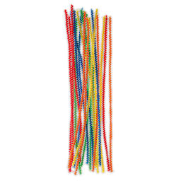 Darice Twisted Chenille Stems - Primary Colors