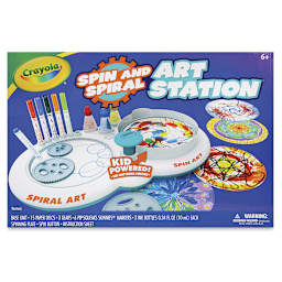 Crayola Spin and Spiral Art Station - Front of package