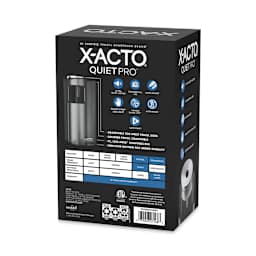 X-Acto Quiet Pro Electric Pencil Sharpener - Back of package