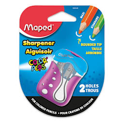 Maped Color'Peps 2-Hole Colored Pencil Sharpener - Purple (in package)