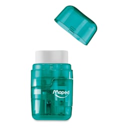 Maped Connect Duo 2-in-1 Sharpener Eraser - Teal (color may vary, please let us choose)