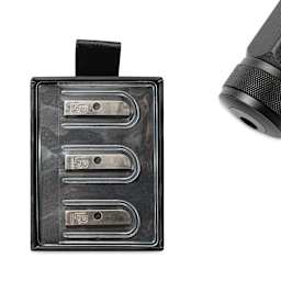 Blackwing One-Step Long Point Sharpener Replacement Blades - Pkg of 3 in package