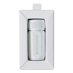 Blackwing One-Step Long Point Sharpener - White, inside of the packaging