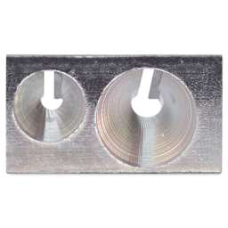 Lyra Twin Hole Metal Sharpener - sharpener holes