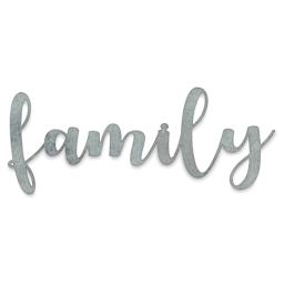 Hampton Art Galvanized Words