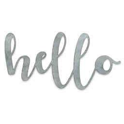 Hampton Art Galvanized Words