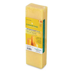 Country Lane Premium Beeswax - 1 lb block of Beeswax with label