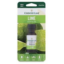 Country Lane Essential Oils - Lime Oil in blister package