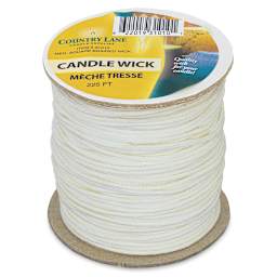 Country Lane Candle Wick Spools - Bleached Candle Wick Spool upright