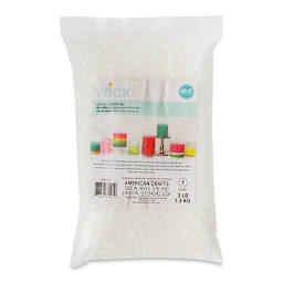 We R Memory Keepers Wick Candle Making Wax - Bees Wax, 3 lb (Front of packaging)