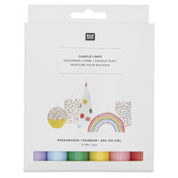 Rico Design Candle Liner Paints - Set of 6 - front of packaging