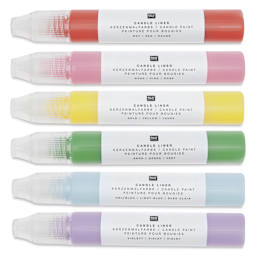 Rico Design Candle Liner Paints - Set of 6