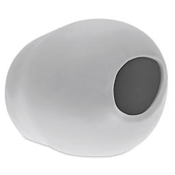 Rico Design Silicone Candle Mold - Ball, 2.9" x 2.9" x 2.6" - top, angled