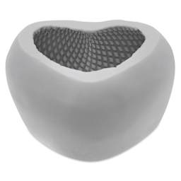Rico Design Silicone Candle Mold - Small Heart, 2.4" x 2.2" x 1.3"
