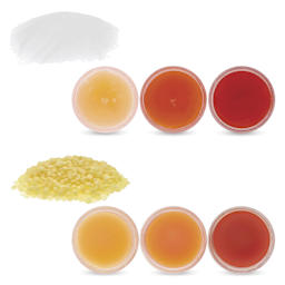 Rico Design Candle Wax Color Pigment - Orange Red - color ranges with paraffin wax and beeswax