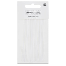 Rico Design Waxed Candle Wicks - Pkg of 20, 10 cm - front of packaging