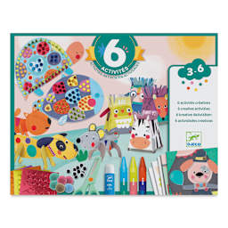 Djeco Le Petit Artist Creative Activities Kit - Animal Houses (Package)