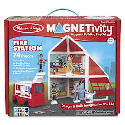 Melissa & Doug Magnetivity Building Sets - Fire Station