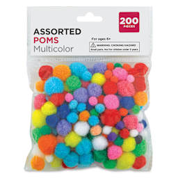Assorted Poms - Multicolor (front of package)