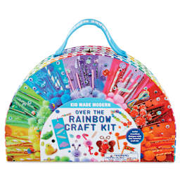 Kid Made Modern Over the Rainbow Craft Kit, front of the packaging. 