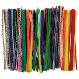 PA Essentials Chenille Stem Super Pack - 12", Assorted Colors, Package of 250