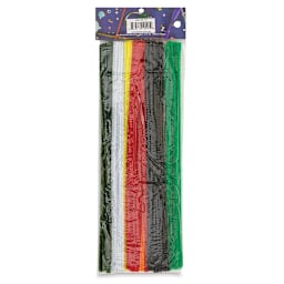 PA Essentials Chenille Stems - 12", Assorted Colors, Package of 100 (Back of packaging)