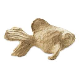 DecoPatch Small Paper Mache Animal - Fish