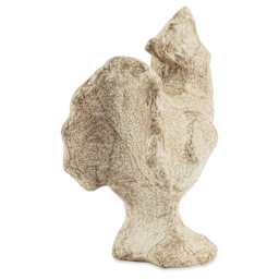 DecoPatch Small Paper Mache Animal - Rooster - back, angled
