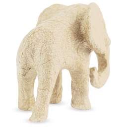 DecoPatch Small Paper Mache Animal - Elephant - back