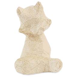 DecoPatch Small Paper Mache Animal - Fox - back